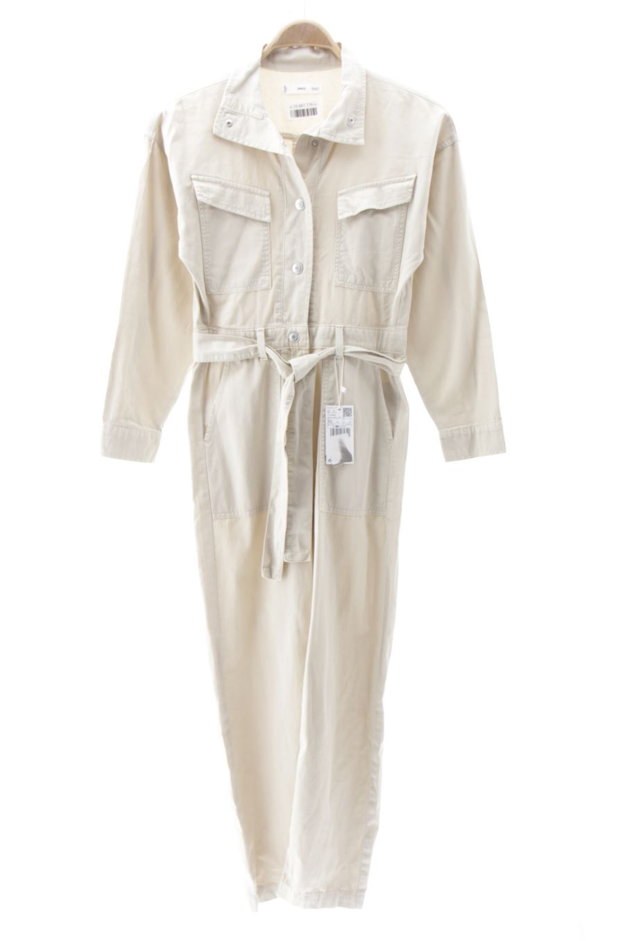 Mono de Mango de la talla XS, de color beige de ropa vaquera