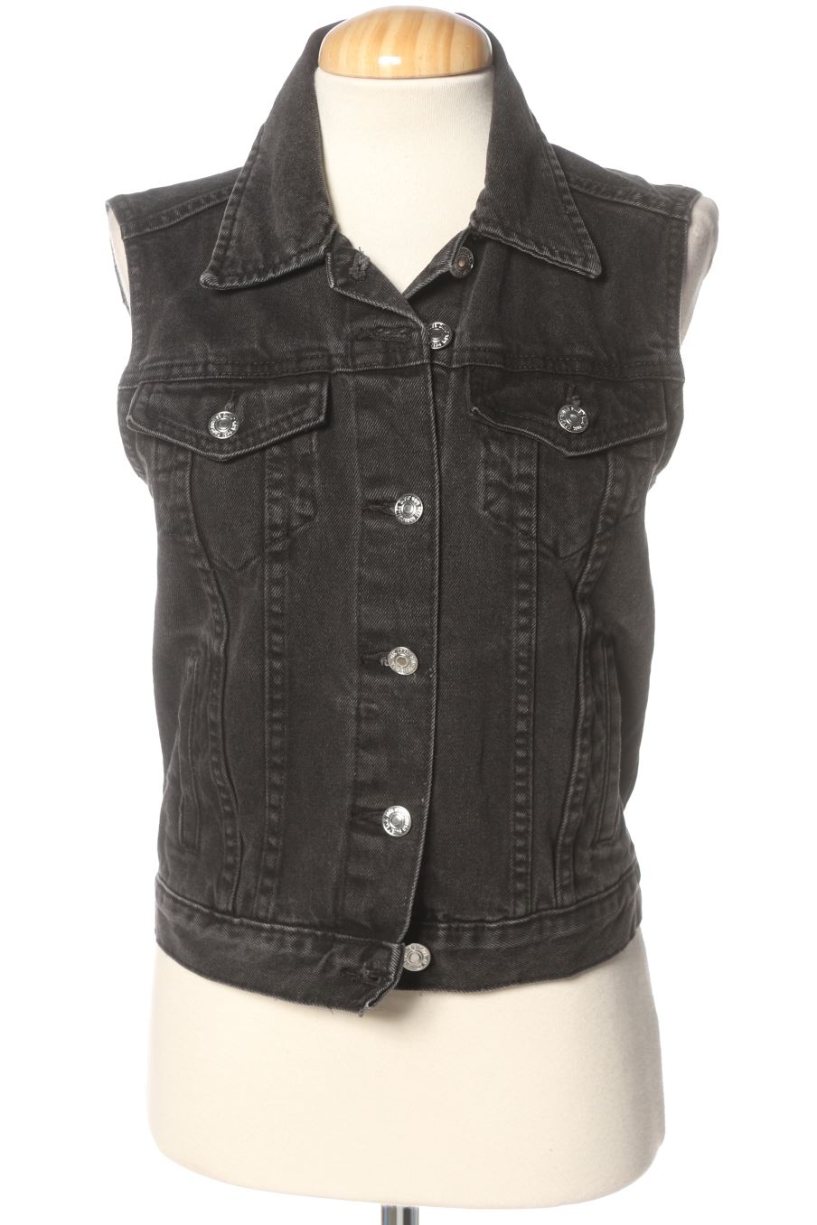 Gilet di stoffa de Mango de la talla XS, de color nero