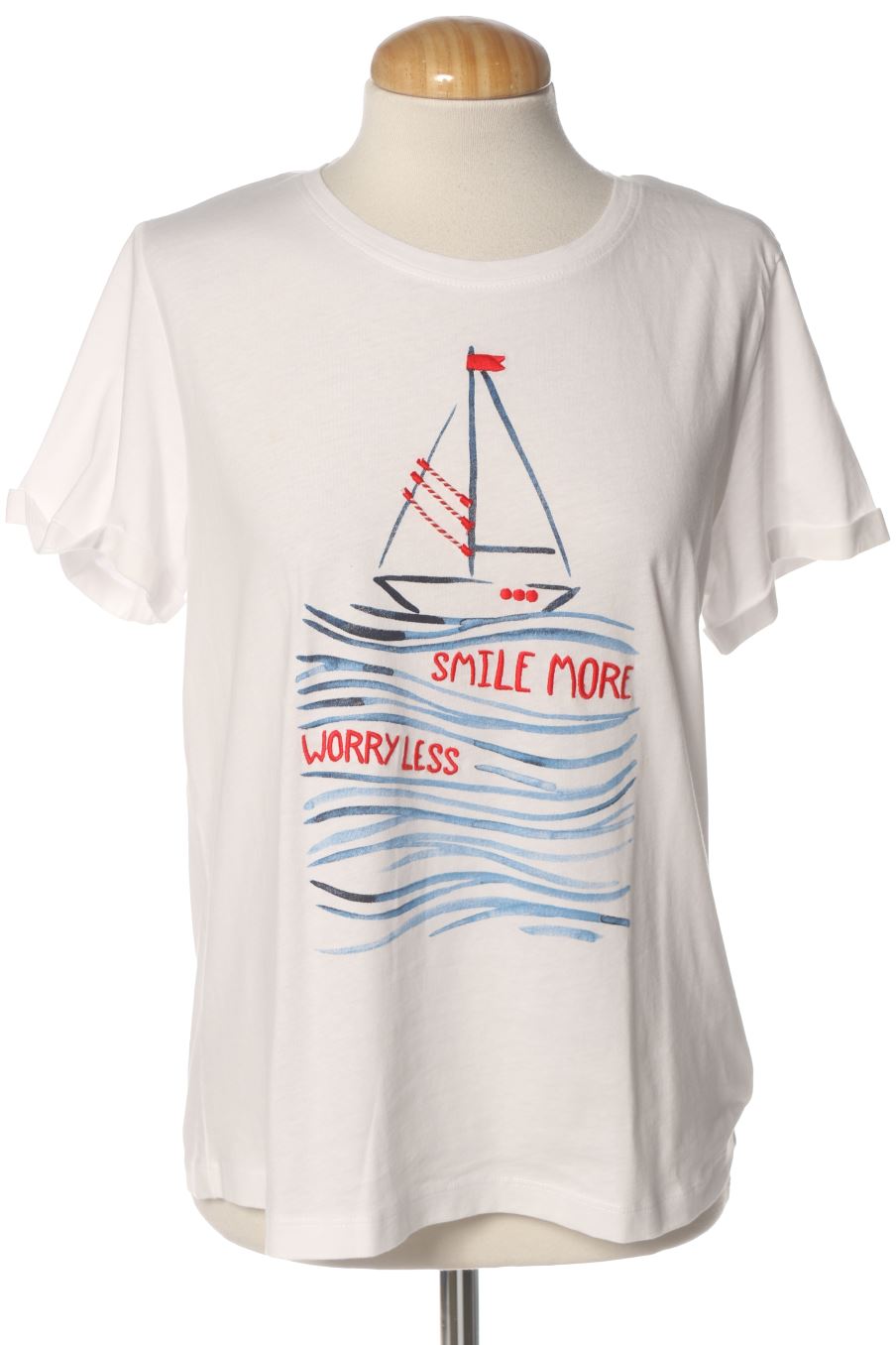 T-shirt El Corte Ingles de la taille S, de couleur blanc