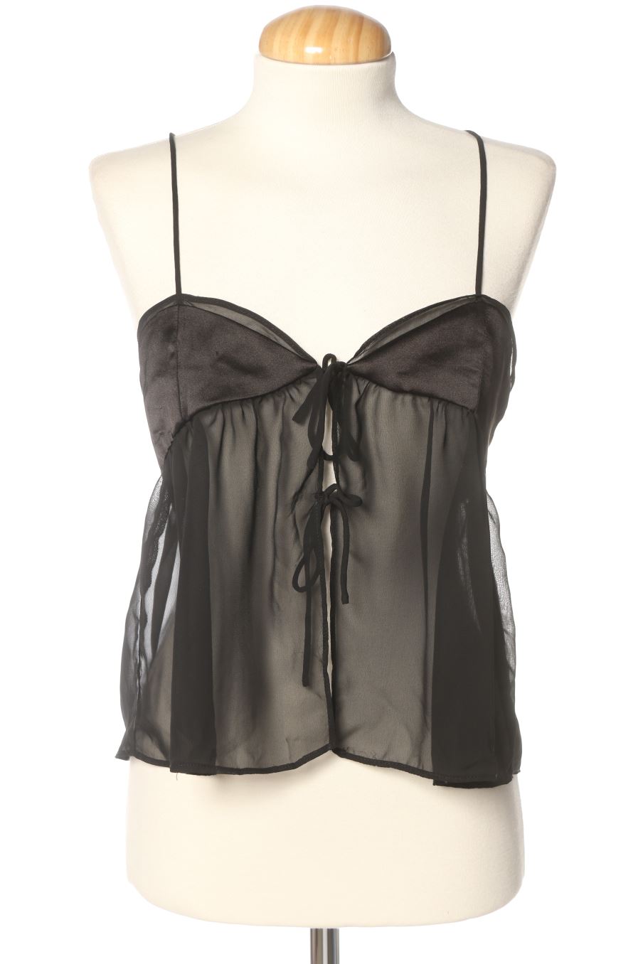 Top Zara de la taille S, de couleur noir