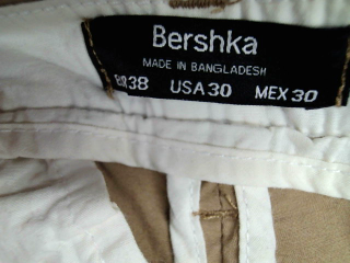 Pantalon corto de Bershka de la talla 38