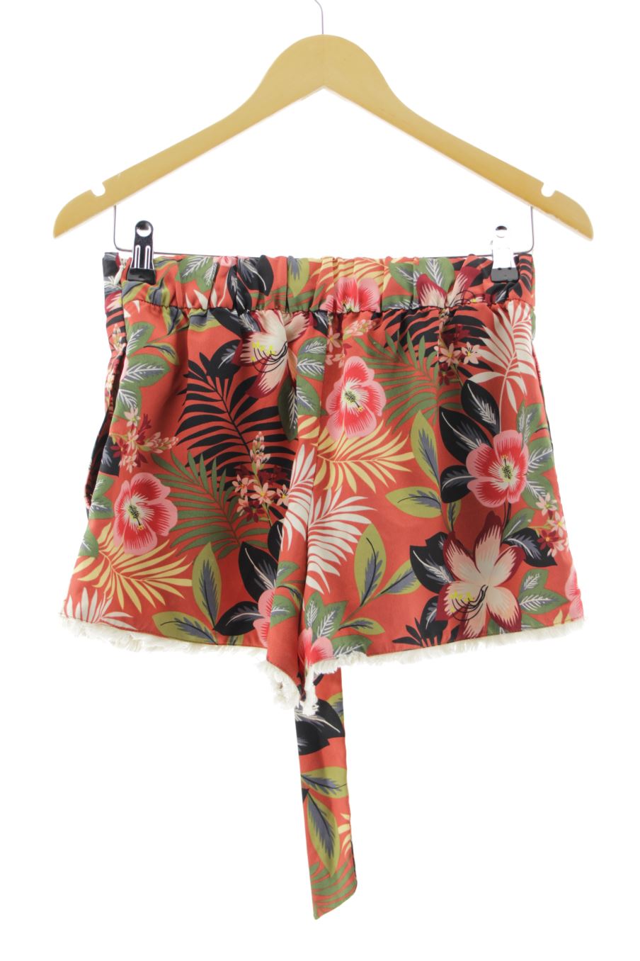 Pantalones cortos de Trf (ZARA) de la talla S, de color flores
