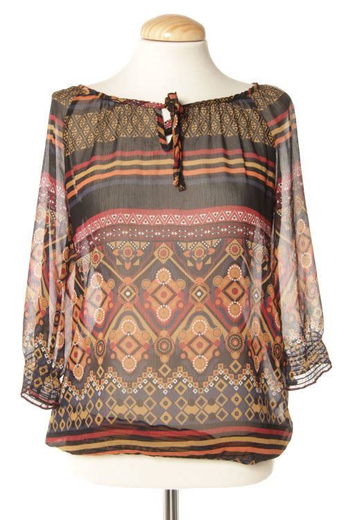 Blusa a maniche corte
