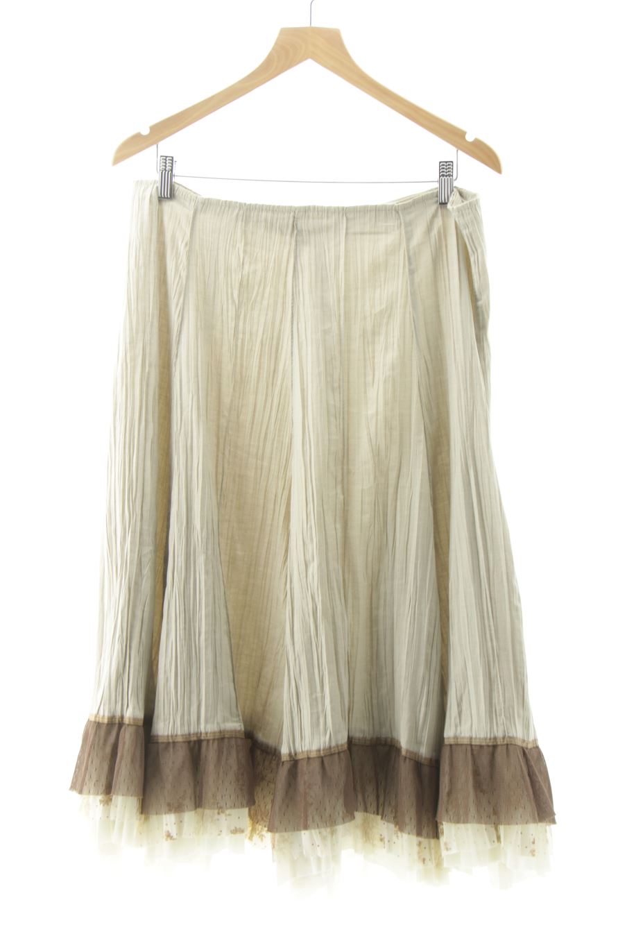 Jupe Patricia Breal de la taille 44, de couleur beige