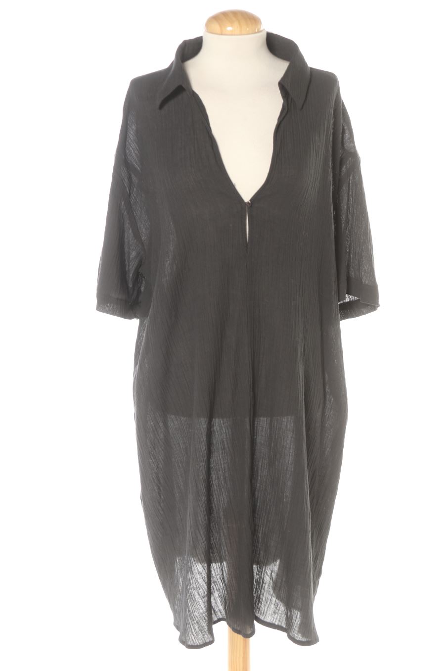 Vestito casual de H&M de la talla M, de color nero