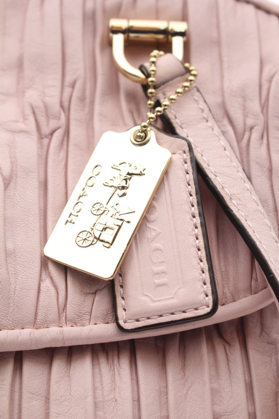Bolso de Hombro Rosa de Coach