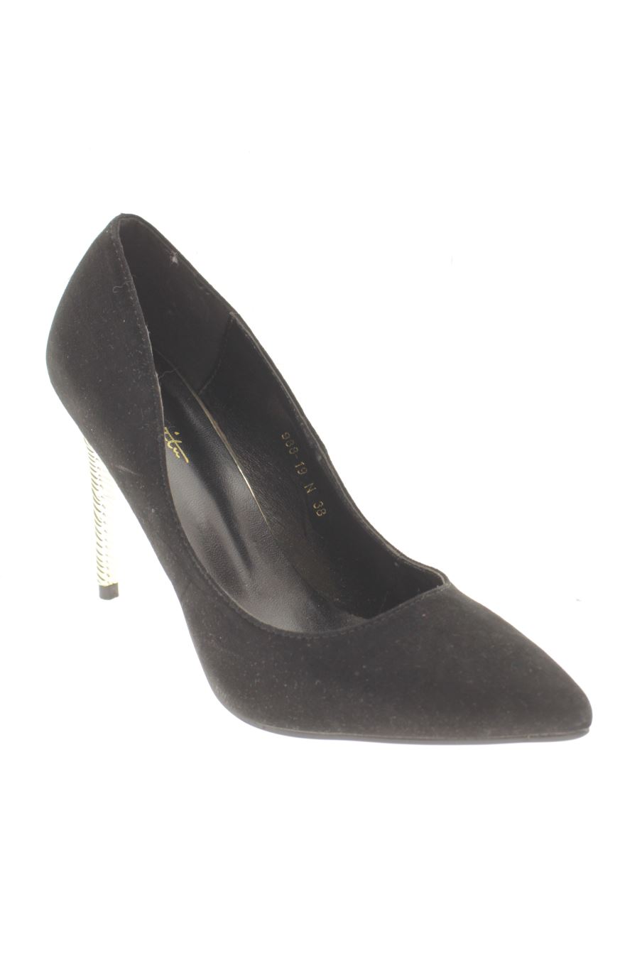 Zapatos de tacon de Shangweitu de la talla 38, de color negro de