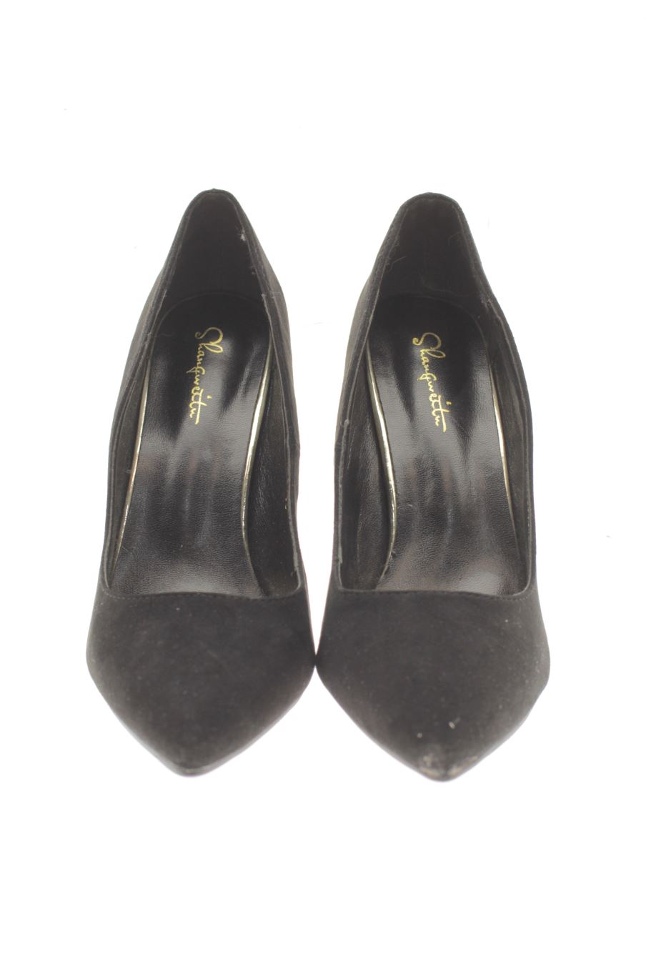Zapatos de tacon de Shangweitu de la talla 38, de color negro de