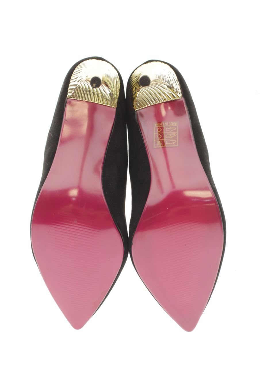 Zapatos de tacon de Shangweitu de la talla 38, de color negro de