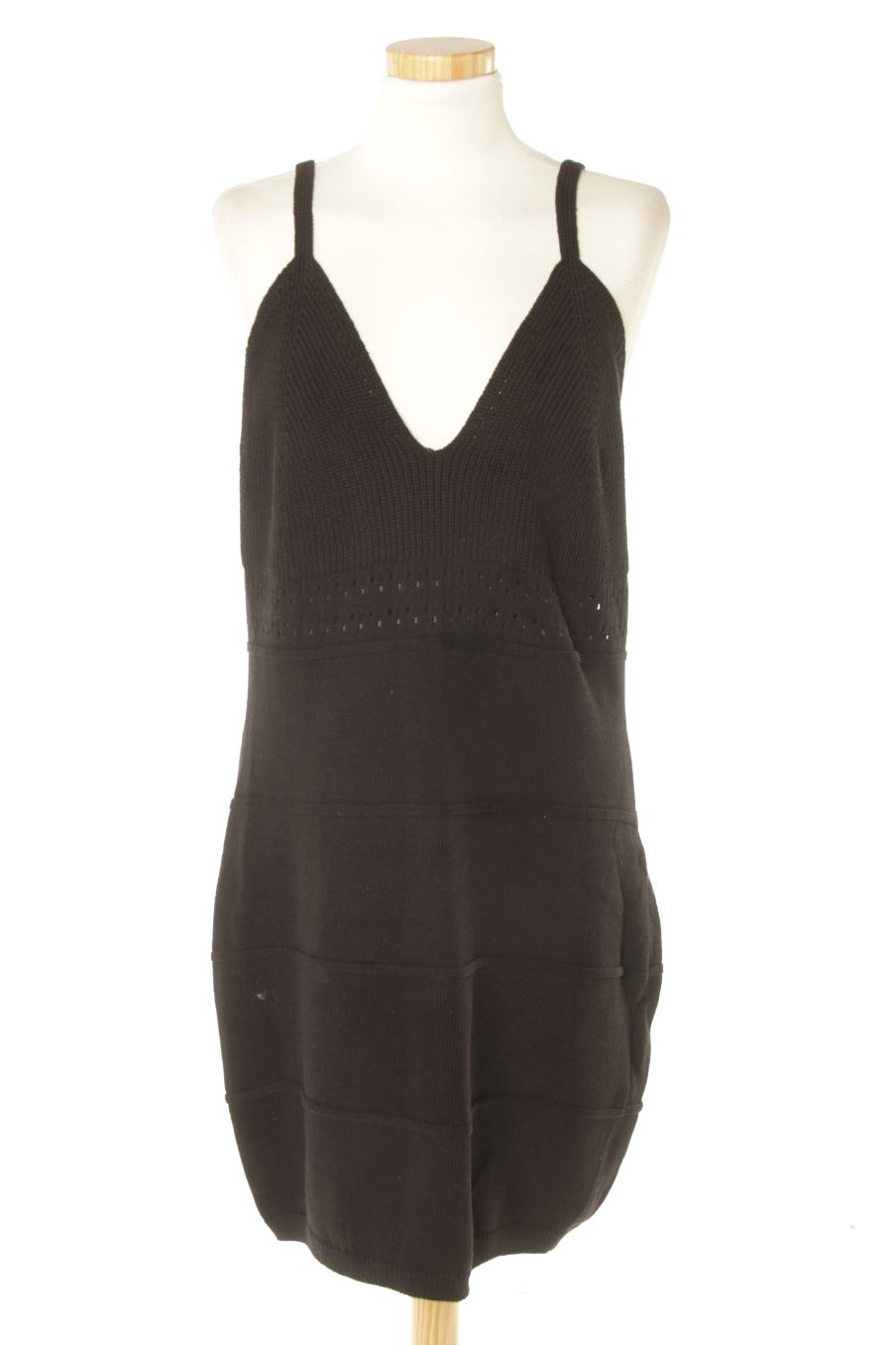 Robe casual H&M de la taille XL, de couleur noir
