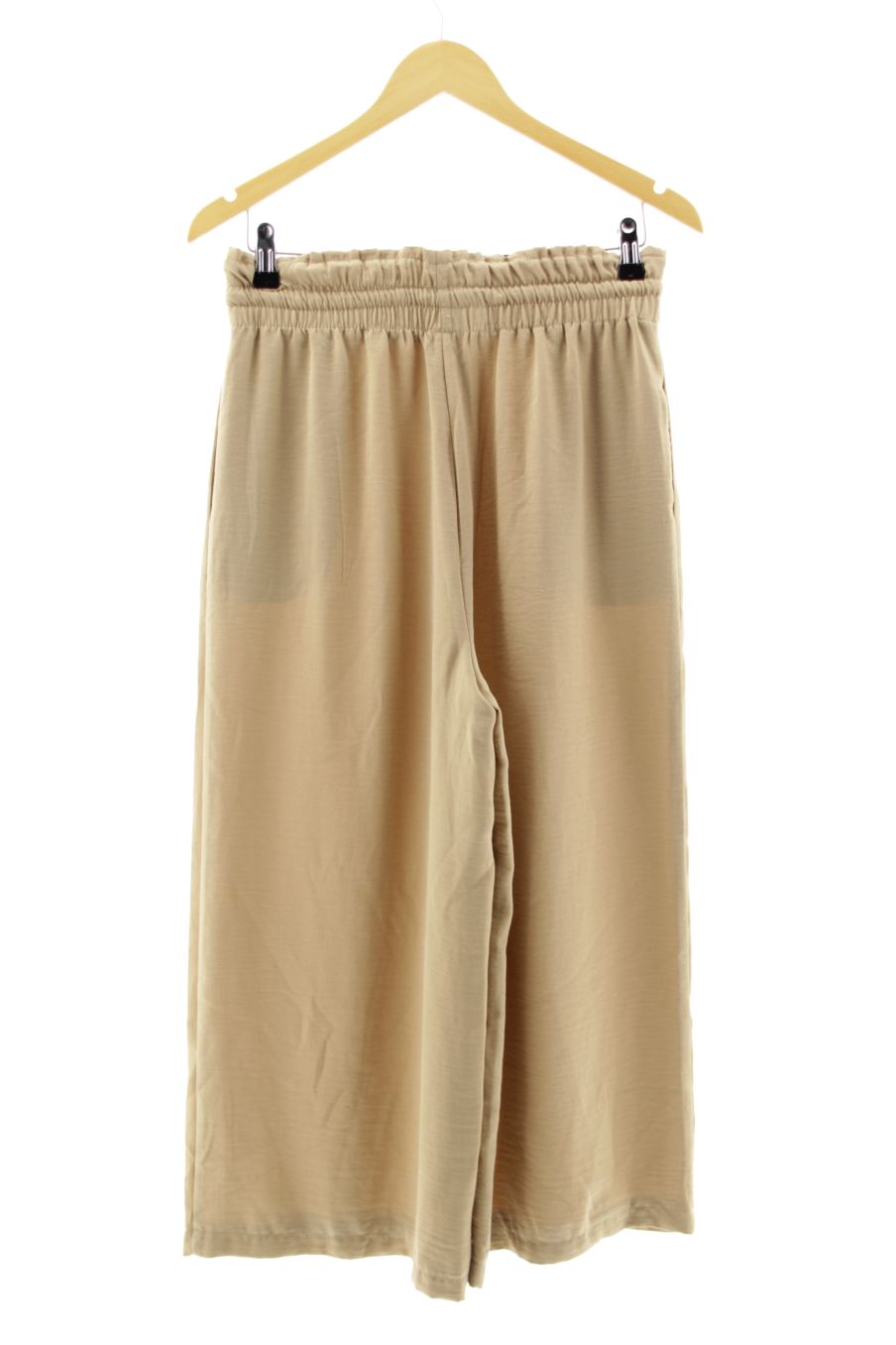 Pantalones de Stradivarius de la talla XS, de color beige