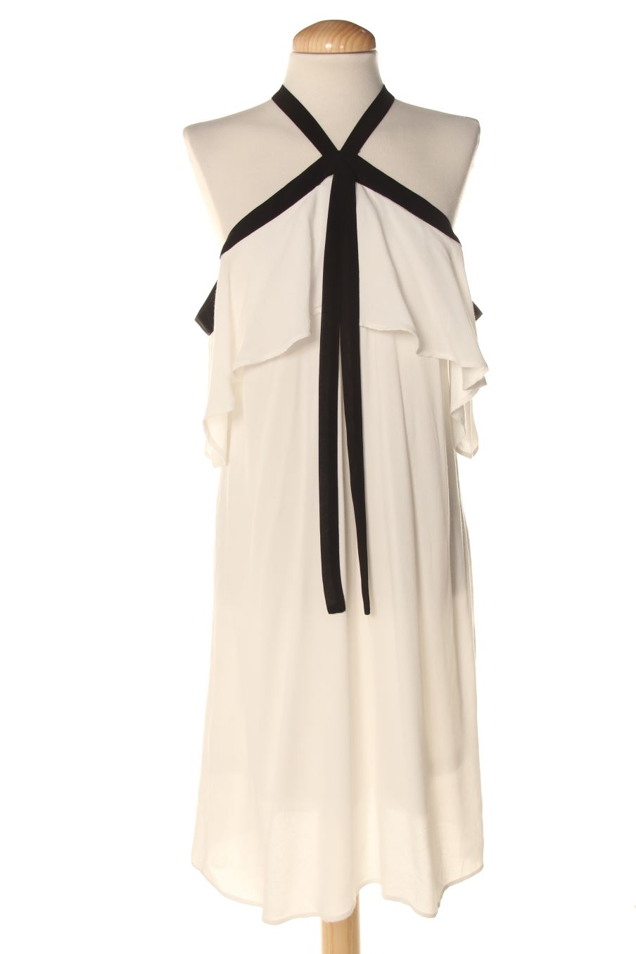 Vestido casual de Bisou's Project de la talla S, de color blanco