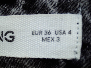 Vaqueros de Mango de la talla 36, de color gris de ropa vaquera
