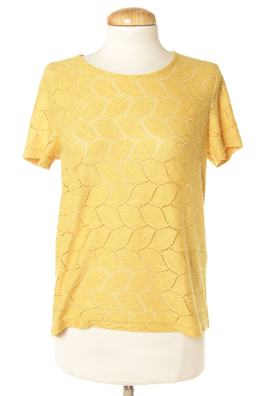 T-Shirt von Jacqueline De Yong Größe S, Farbe Gelb, für