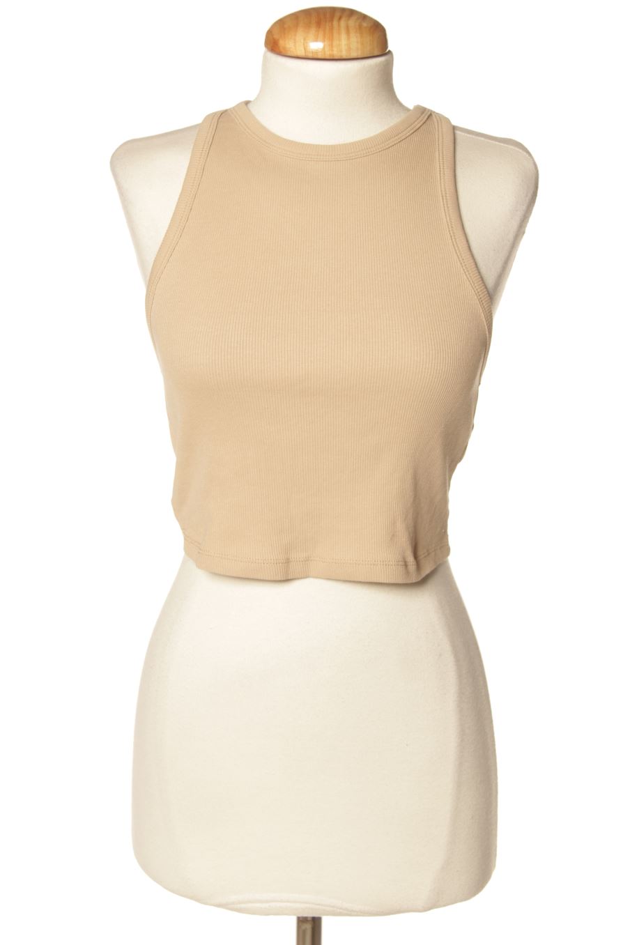 Top Zara de la taille L, de couleur beige