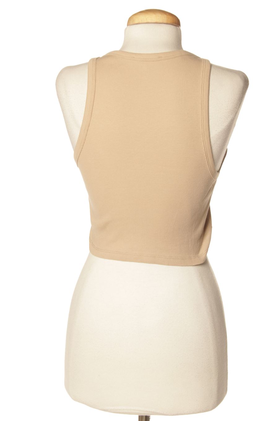 Top Zara de la taille L, de couleur beige