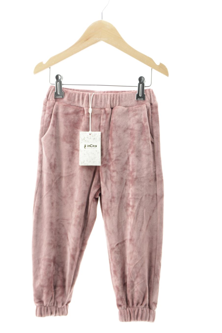 Pantalón de deporte de Incity de la talla 2 años de terciopelo con etiqueta