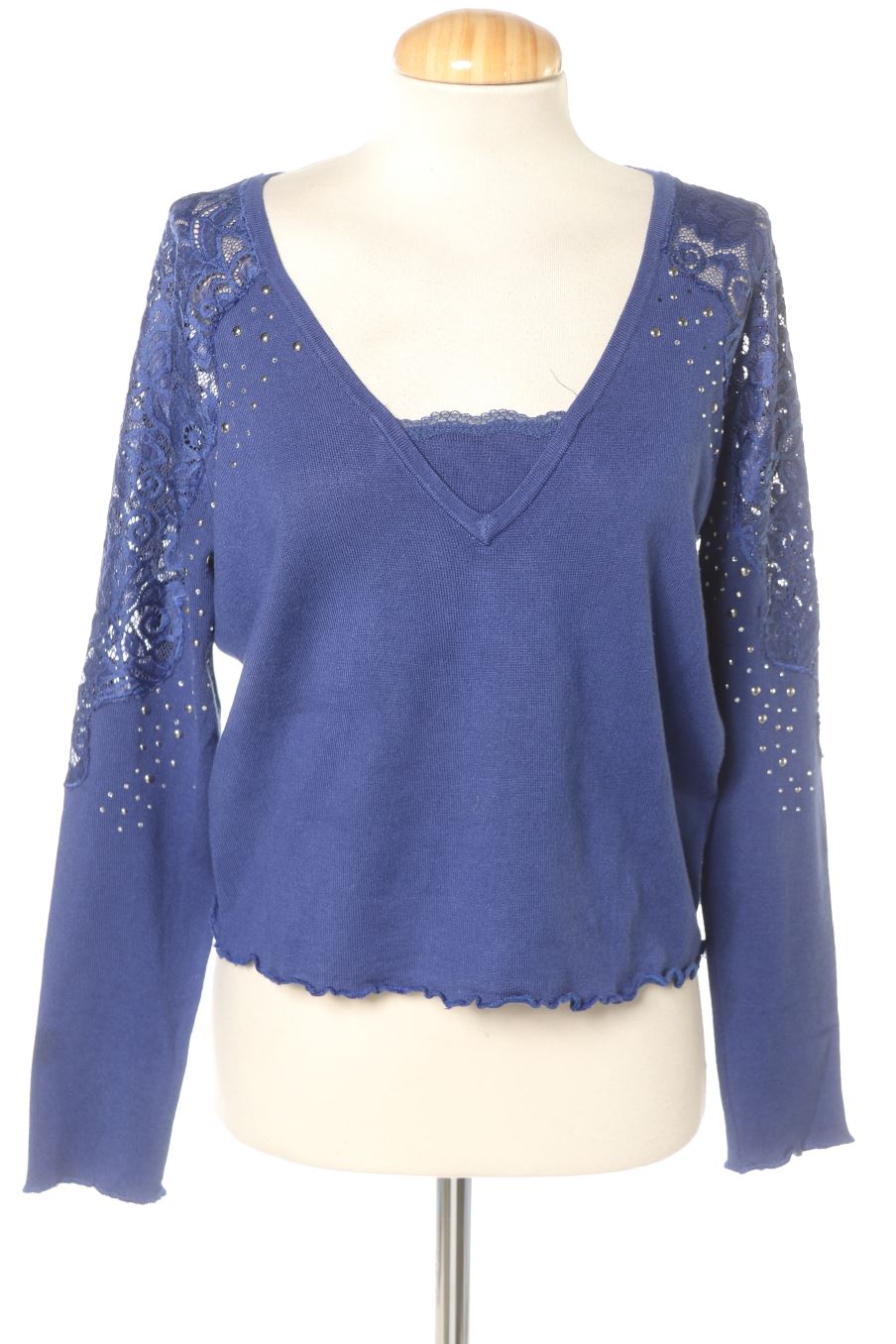 Pull Anne Weyburn de la taille 42, de couleur bleu