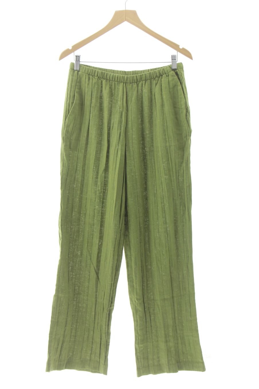 Pantalon Casual Zara de la taille M, de couleur vert