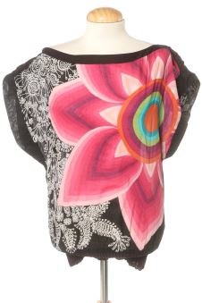 Blusa de manga corta S Desigual, foto 1 de 2