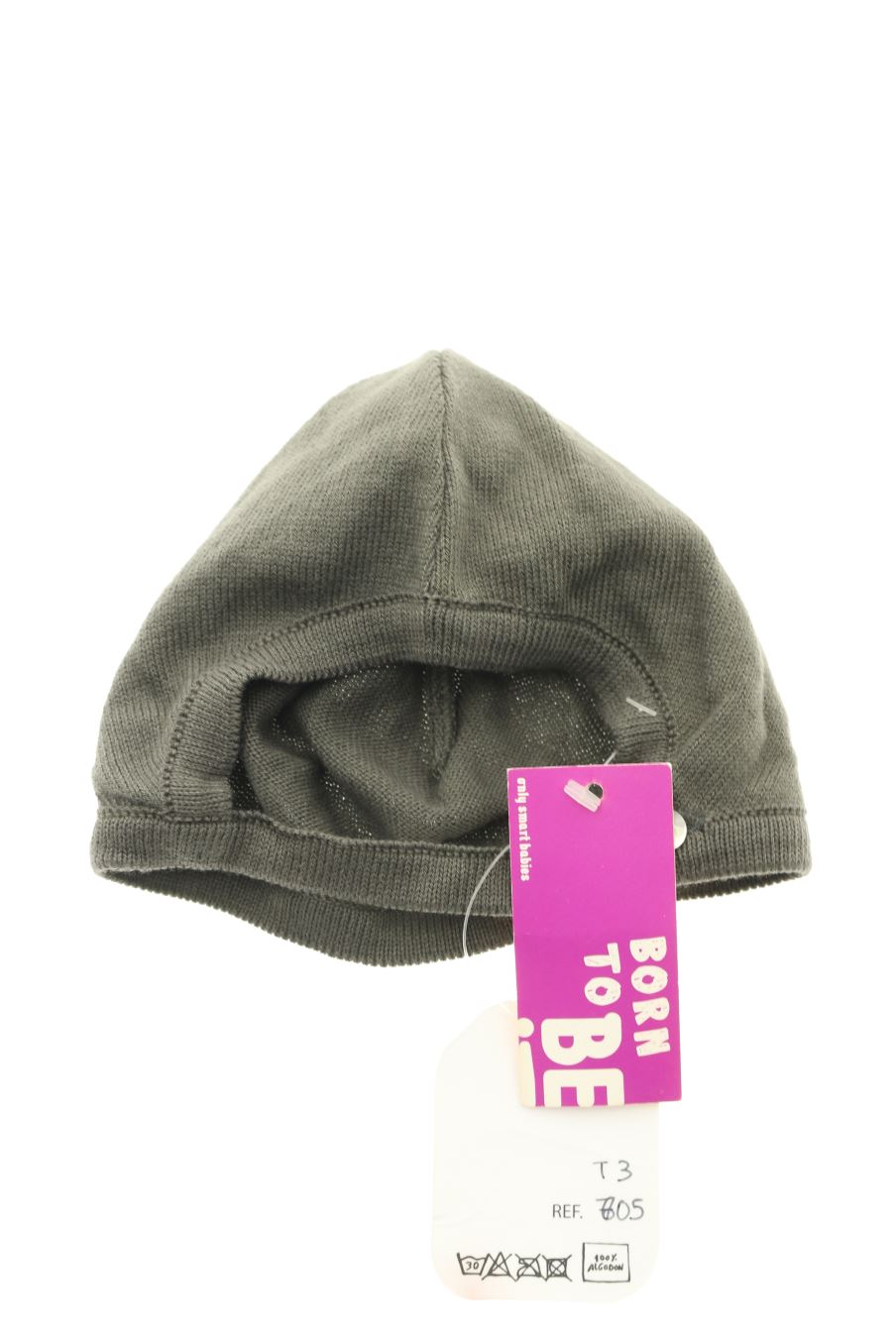 Gorro de TOCON de la talla 0-6 meses con etiqueta