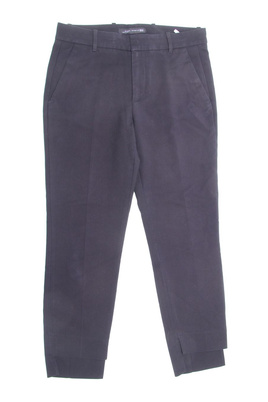 Pantalones de Zara de la talla 34, de color negro