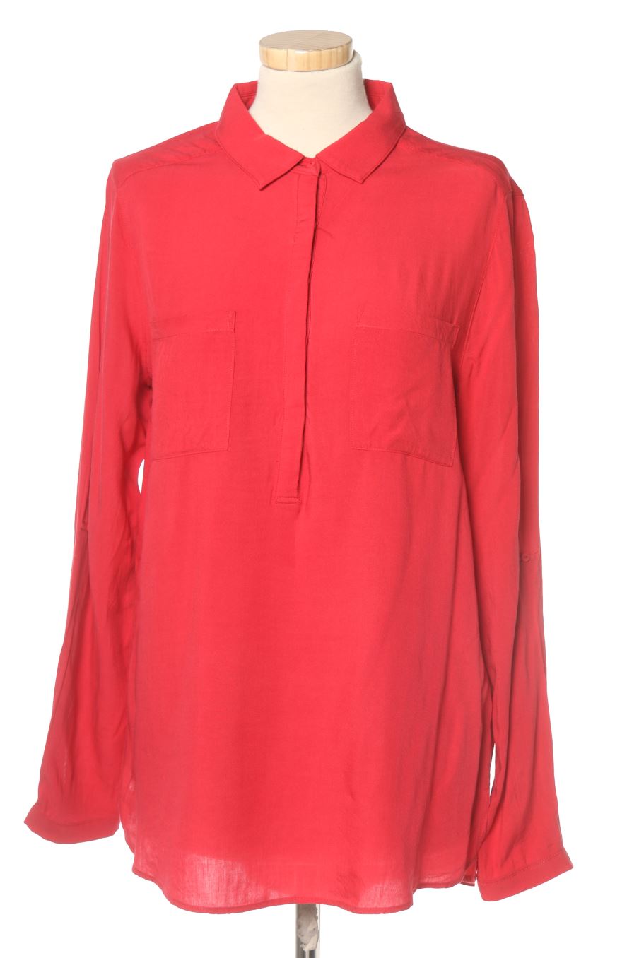 Blouse à manches longues Okeysi de la taille M, de couleur rouge