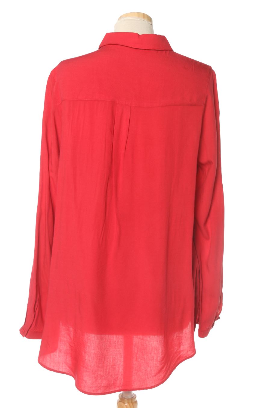 Blouse à manches longues Okeysi de la taille M, de couleur rouge