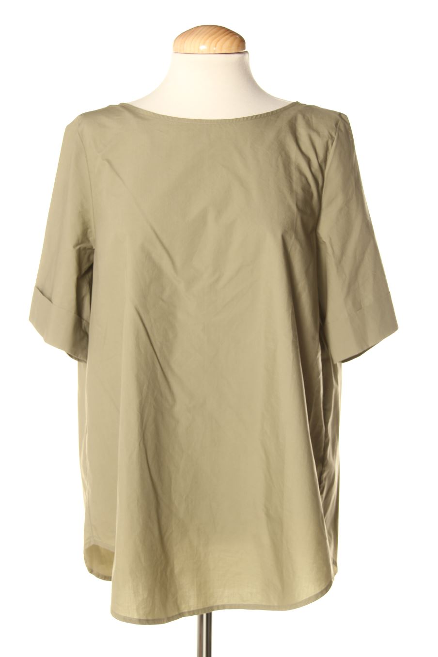 Blusa de manga corta de COS de la talla 36, de color verde
