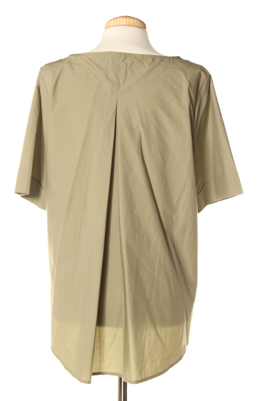 Blusa de manga corta de COS de la talla 36, de color verde
