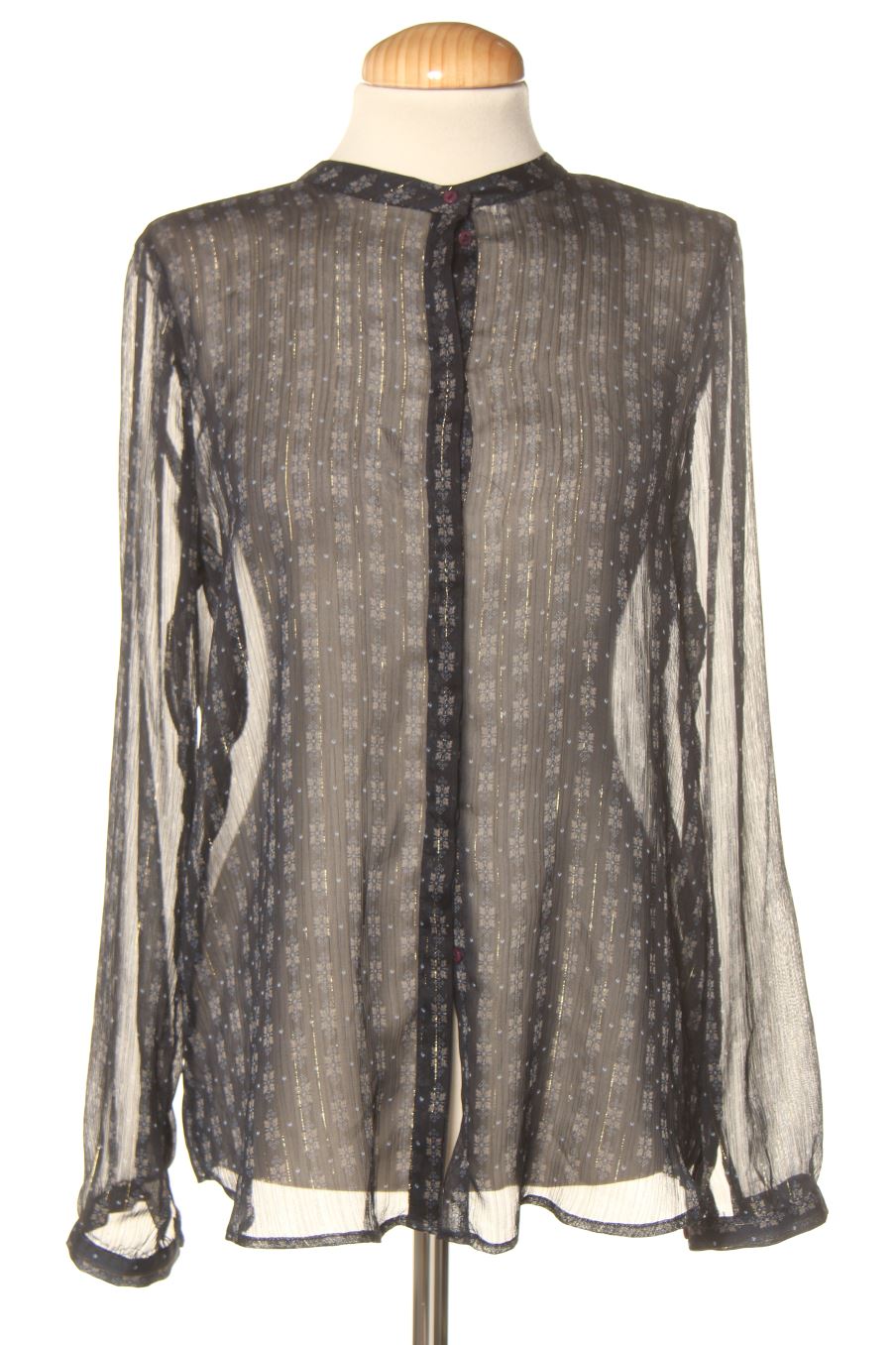 Blusa de manga larga de Edc ESPRIT de la talla S de color azul marino