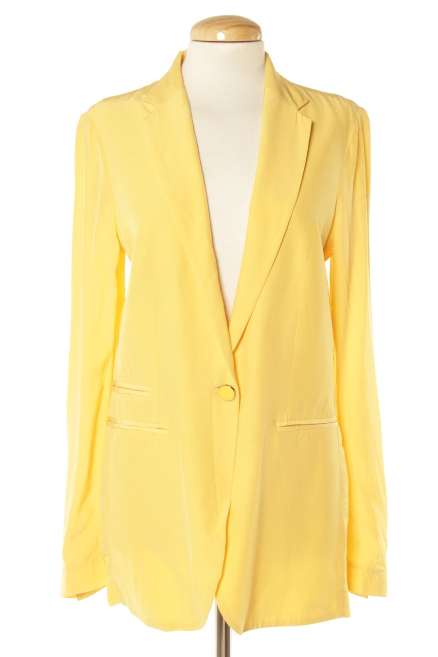 Blazer Mango de la taille M de couleur jaune