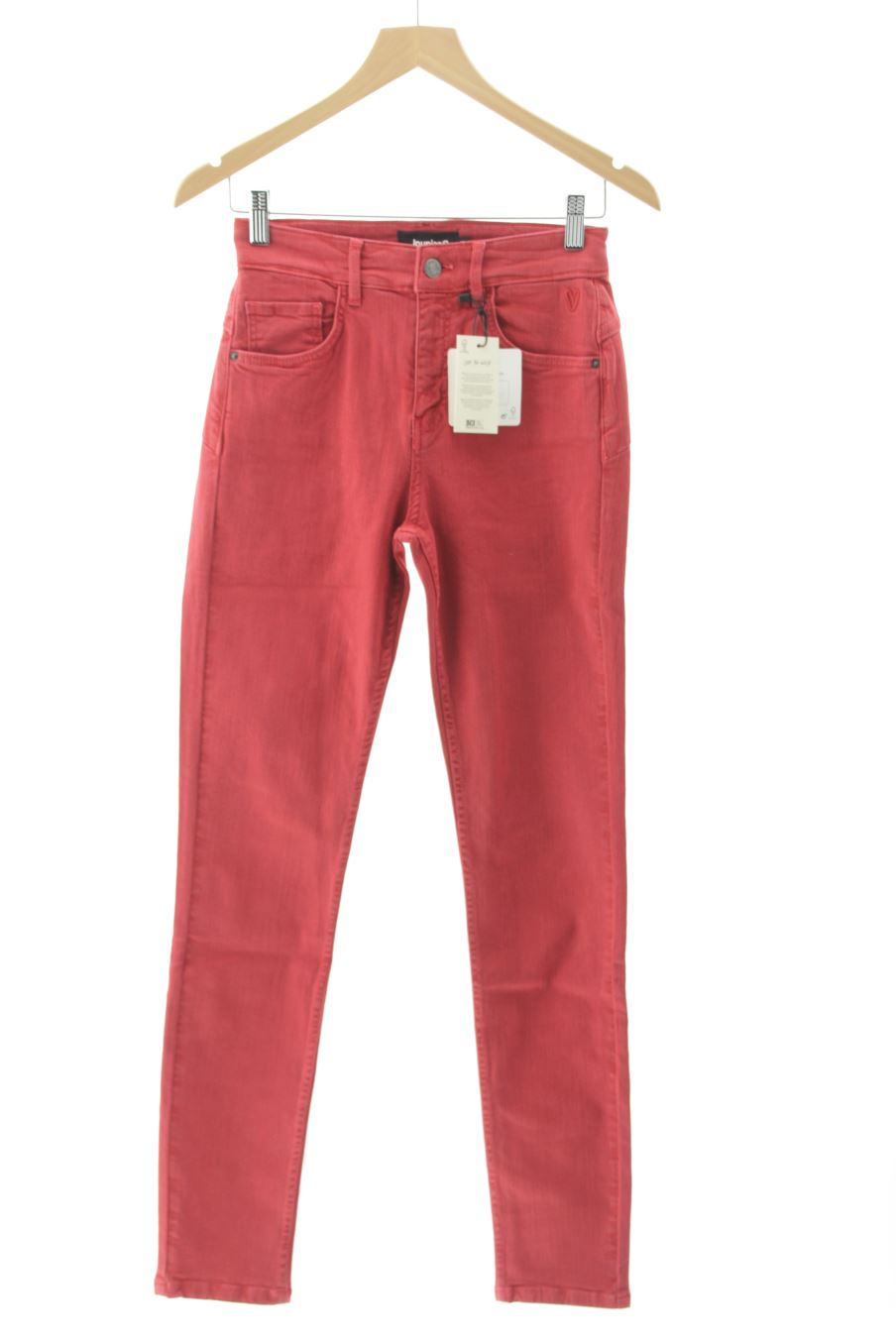 Jeans Desigual de la taille 38, de couleur rouge de denim