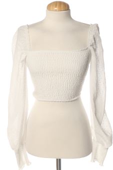 Blusa de manga larga XS Bershka