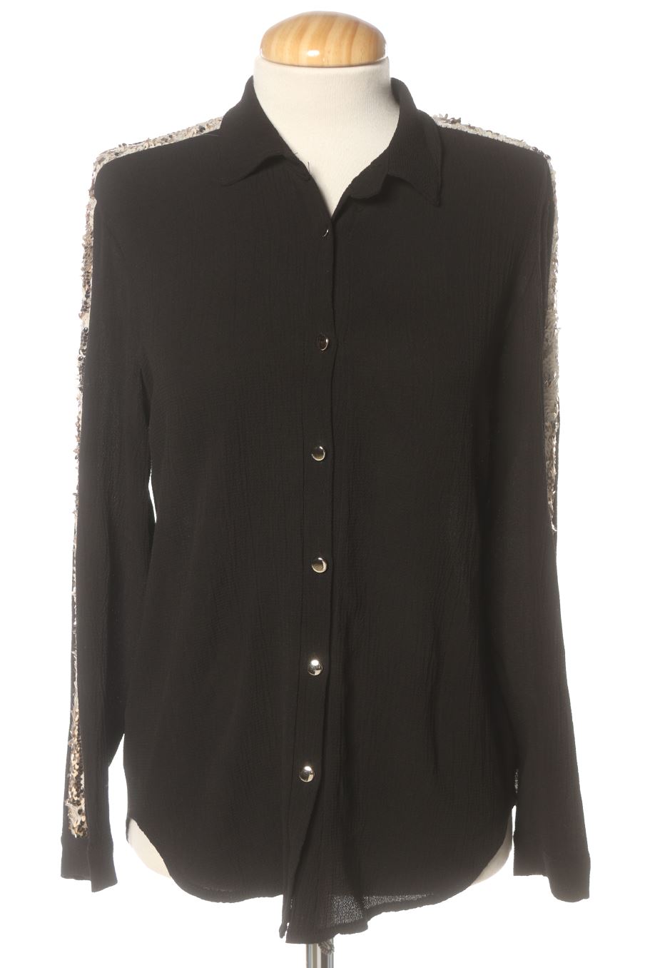 Camicia de New collection de la talla M, de color nero
