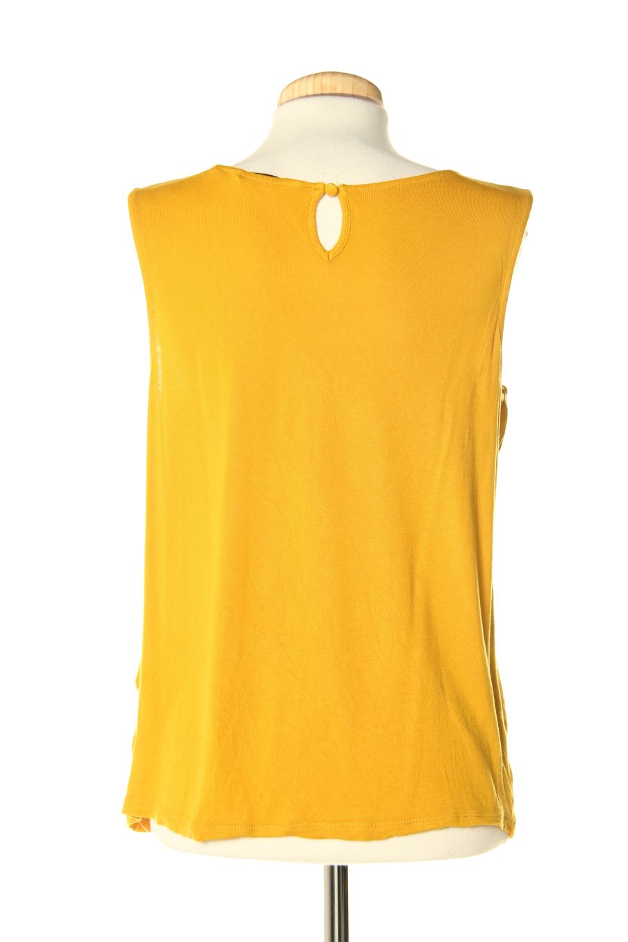 Blouse à manches courtes Naf Naf de la taille M, de couleur moutarde