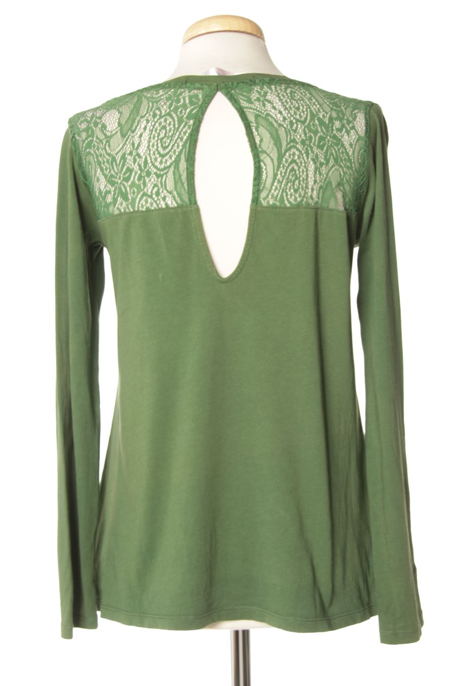 Langärmeliges T-Shirt von Desigual Größe S, Farbe Grün, für