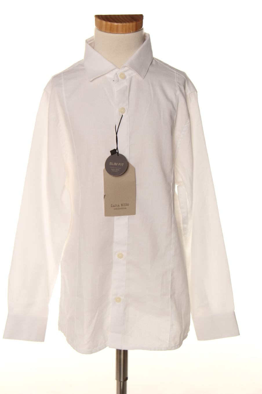 Camisa de manga larga de Zara de la talla 8 años con etiqueta