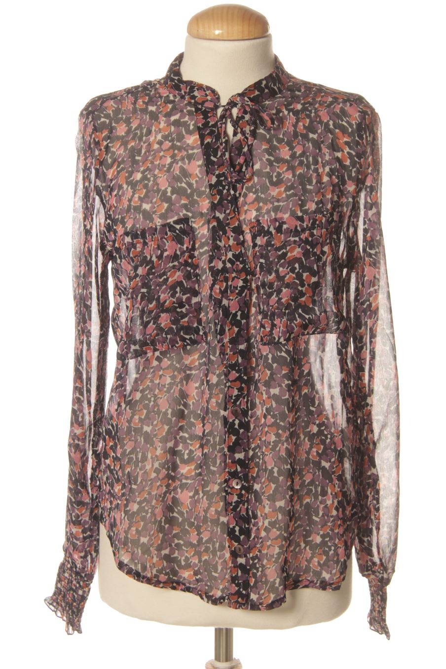 Langärmelige Bluse von natura Größe M, Farbe Aufdruck, für