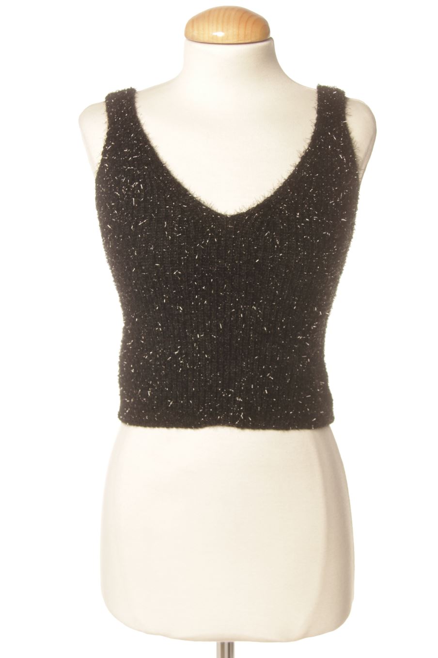Top de Made in italy de la talla S, de color negro
