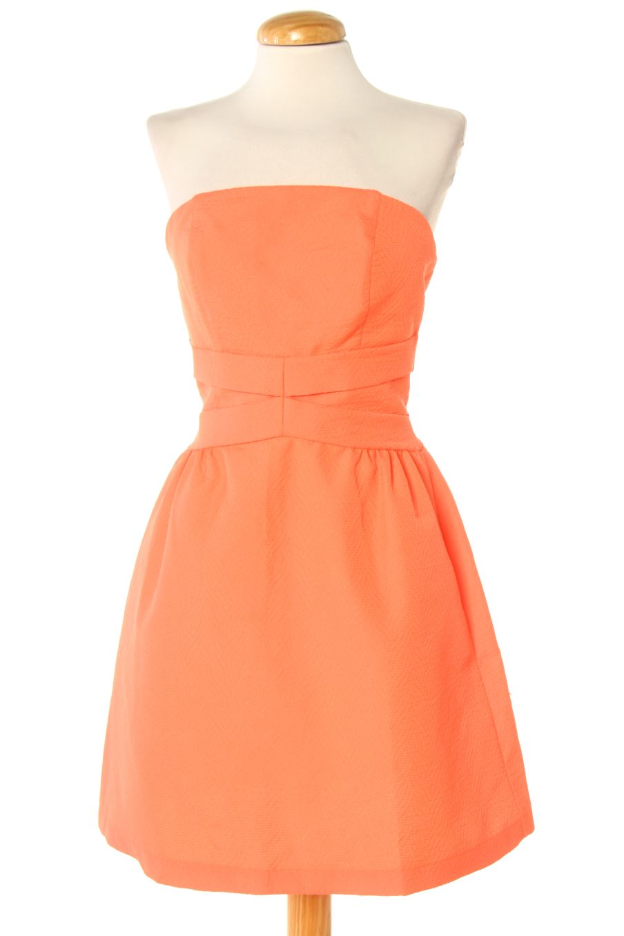 Robe casual Naf Naf de la taille 38, de couleur orange