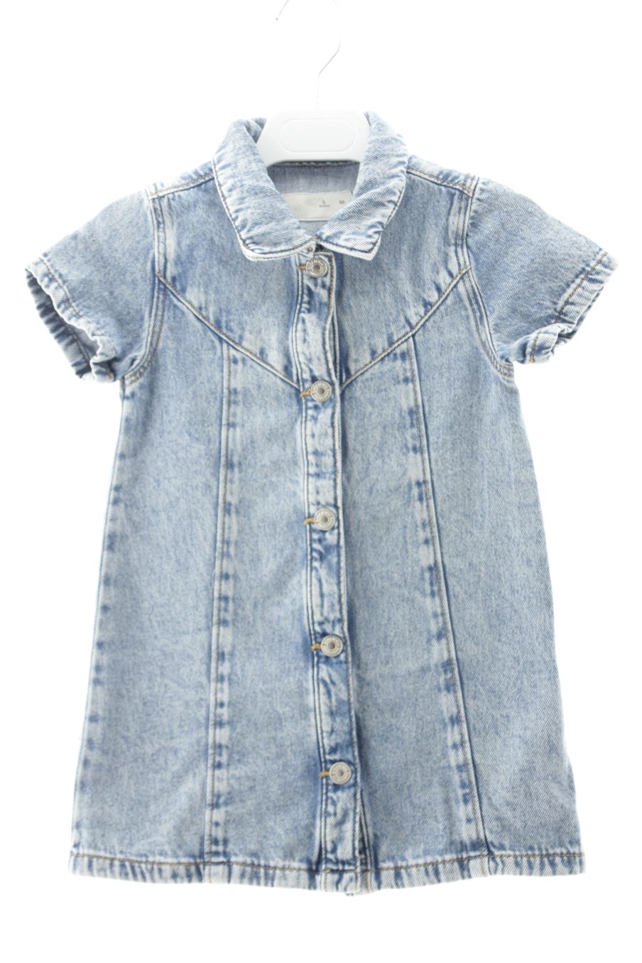 gebraucht Zara Aufwändiges Kleid Größe 104 aus Denim