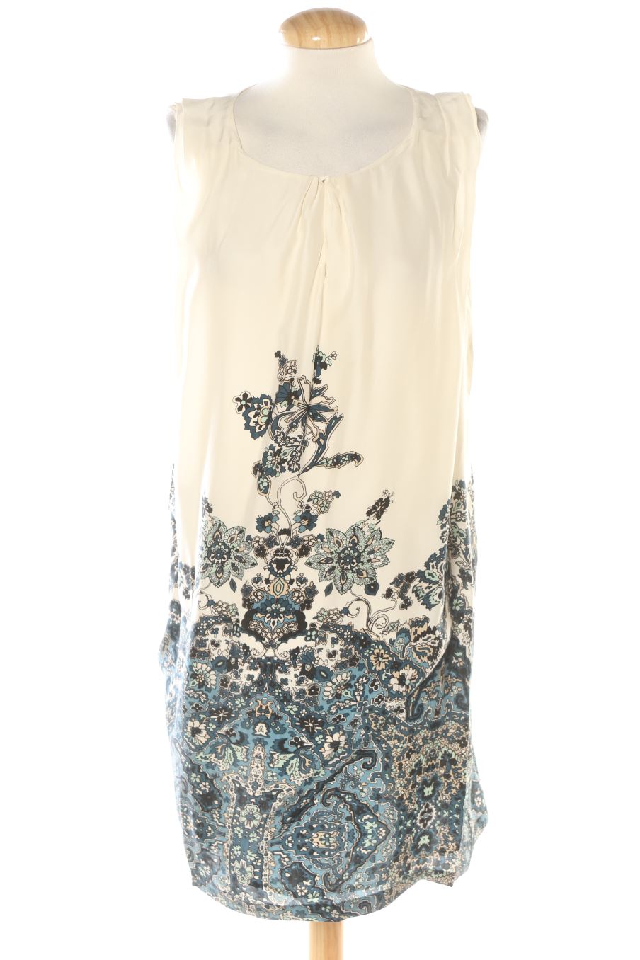 Einfaches Kleid von Massimo Dutti Größe S, Farbe Beige, für
