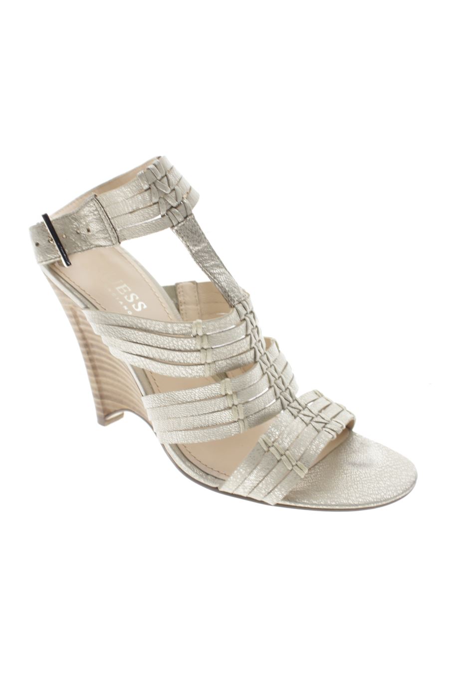 Sandalias tacon de Guess de la talla 37, de color beige de