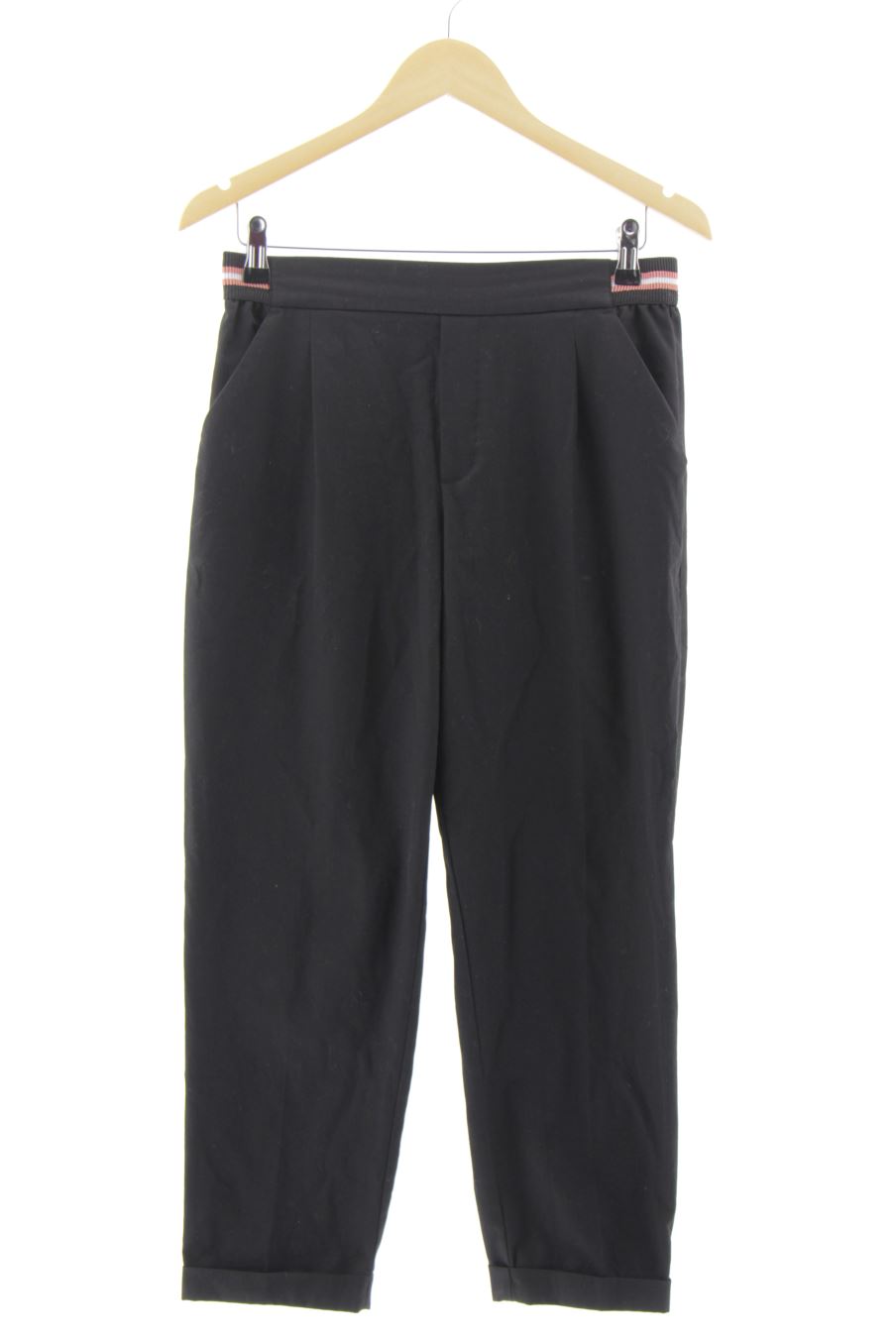 Pantalon Trf (ZARA) de la taille M, de couleur noir