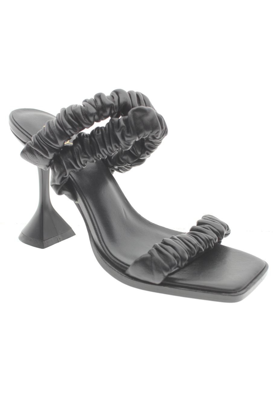 Sandalias tacon de Raye de la talla 36, de color negro de