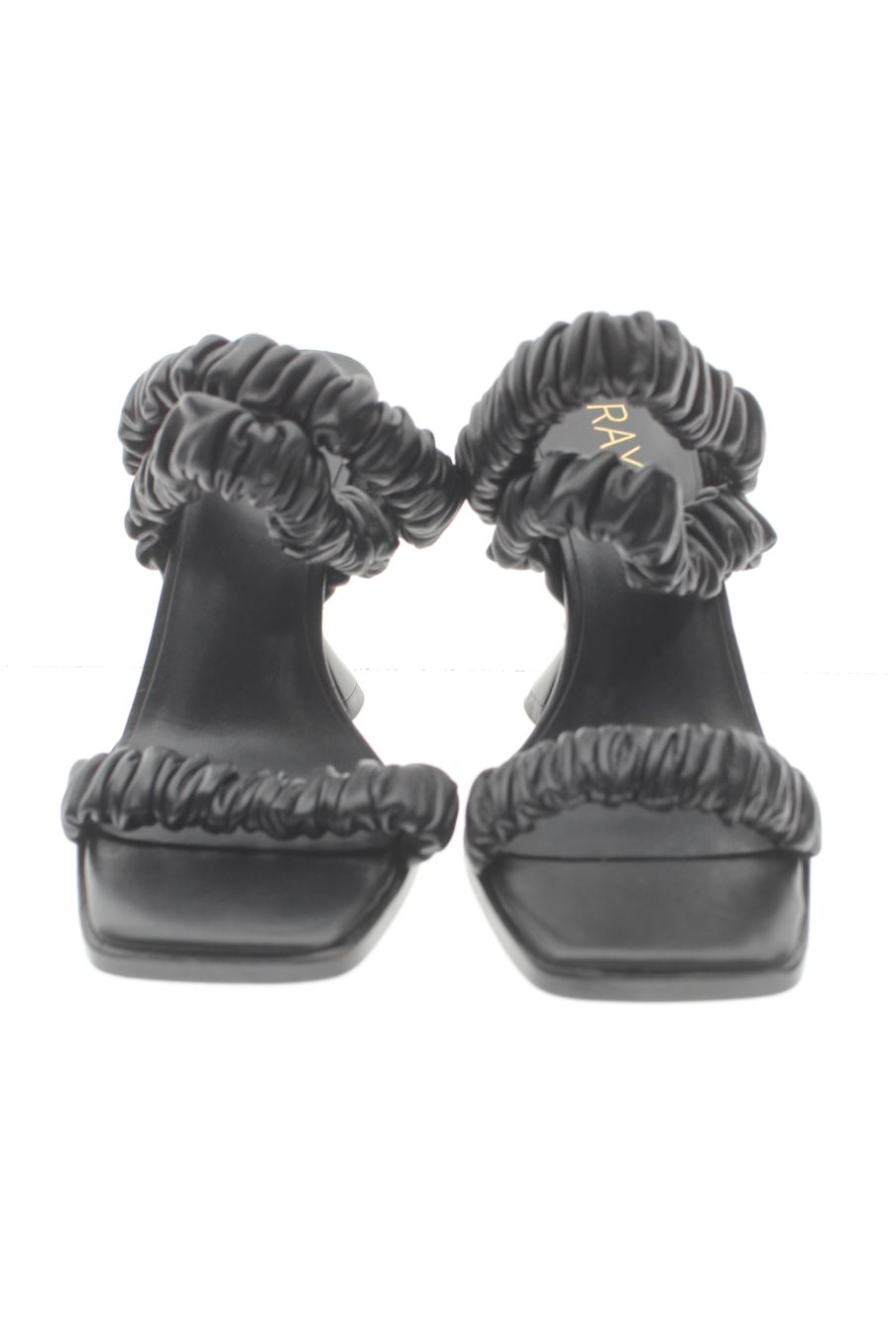 Sandalias tacon de Raye de la talla 36, de color negro de