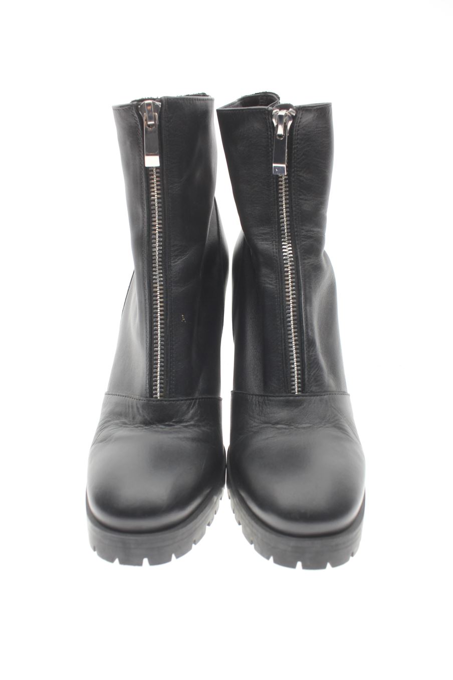 Botines de trf (ZARA) de la talla 40, de color negro de