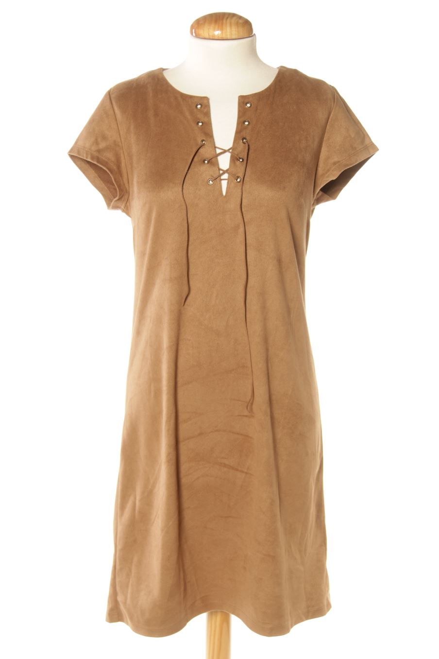 Einfaches Kleid von Camaieu Größe XS, Farbe Braun, für