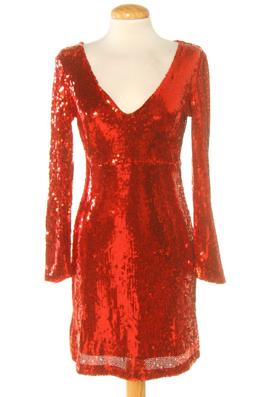 Aufwändiges Kleid von Sfera Größe S, Farbe Rot, für